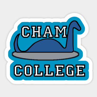 Champ College Sticker